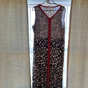 Chicos Animal Print Dress